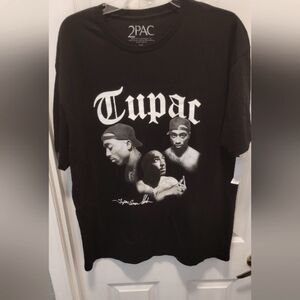 Tupac‎ Shakur T-shirt 2Pac Rap Hip Hop Legend Men's 100% Cotton Tee XL